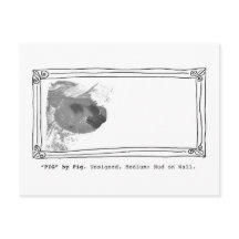 "Pig" by Pig Unsigned. Mud on Wall