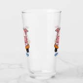 Pig Cartoon Car Glas (Links)