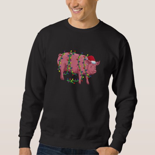 Pig Christmas Bauer Sweatshirt (Vorderseite)