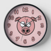 Pig Clock Uhr (Vorderseite)