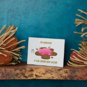 Pig Coffee Humor| I’d Function If Coffee Was Close Fotoplatte (Seite)