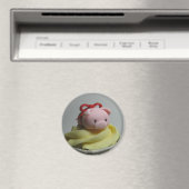 Pig Cupcake Magnet (In Situ (Geschirrspüler))
