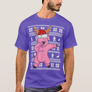 Pig Dabbing Dab Dance Funny Novelty4442 T-Shirt