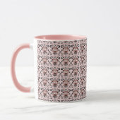 Pig Damask Muster Tasse (Links)