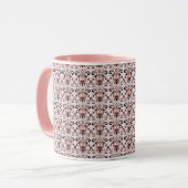 Pig Damask Muster Tasse (Vorderseite Links)