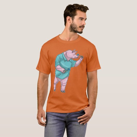 Pig Darts Dart T-Shirt (Vorne ganz)