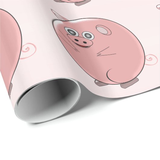 Pig Design Geschenkpapier (Rolleneckpunkt)