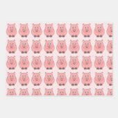 Pig Design Geschenkpapier Set (Vorderseite 3)