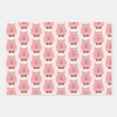 Pig Design Geschenkpapier Set (Vorderseite)
