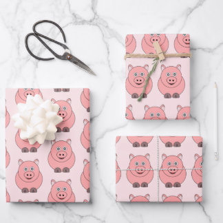 Pig Design Geschenkpapier Set