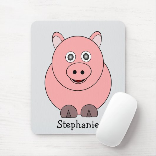 Pig Design Mousepad (Mit Mouse)