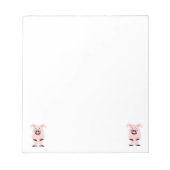 Pig Design Notizblock (Vorderseite)