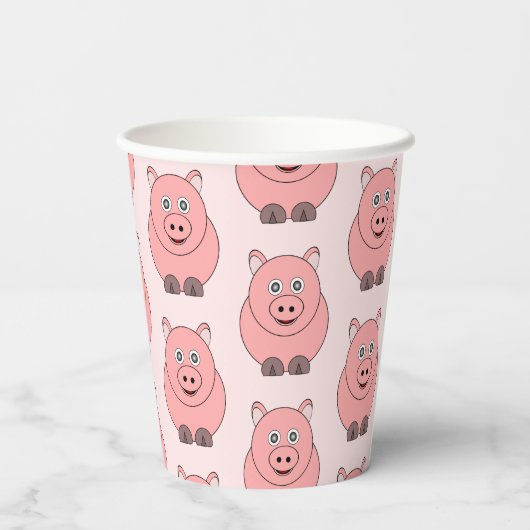 Pig Design Pappbecher (Rückseite)