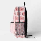 Pig Design Personalisiert Bedruckter Rucksack (Rechts)