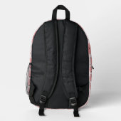 Pig Design Personalisiert Bedruckter Rucksack (Rückseite)
