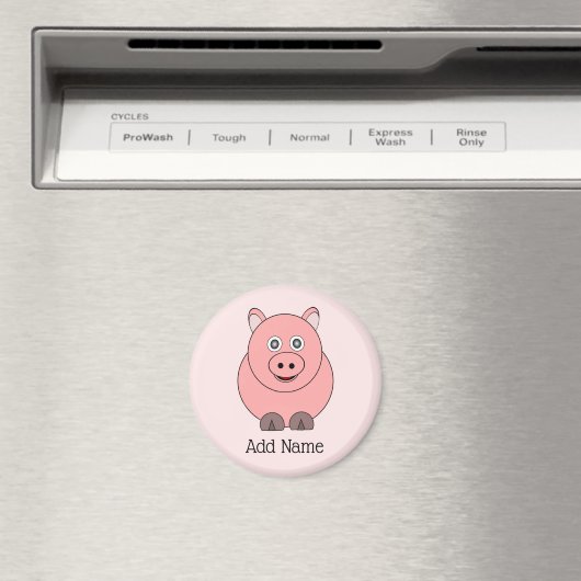 Pig Design Personalisiert Magnet (In Situ (Geschirrspüler))