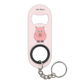 Pig Design Personalisiert Mini Flaschenöffner (Rückseite)