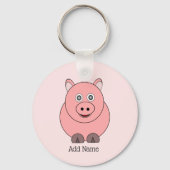 Pig Design Personalisiert Schlüsselanhänger (Vorderseite)