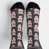 Pig Design Personalisiert Socken (Oben)