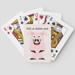 Pig Design Personalisiert Spielkarten