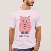 Pig Design Personalisiert T-Shirt (Vorderseite)