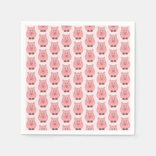 Pig Design Serviette (Vorderseite)
