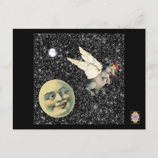 Pig Dreams Postkarte (Vorderseite)