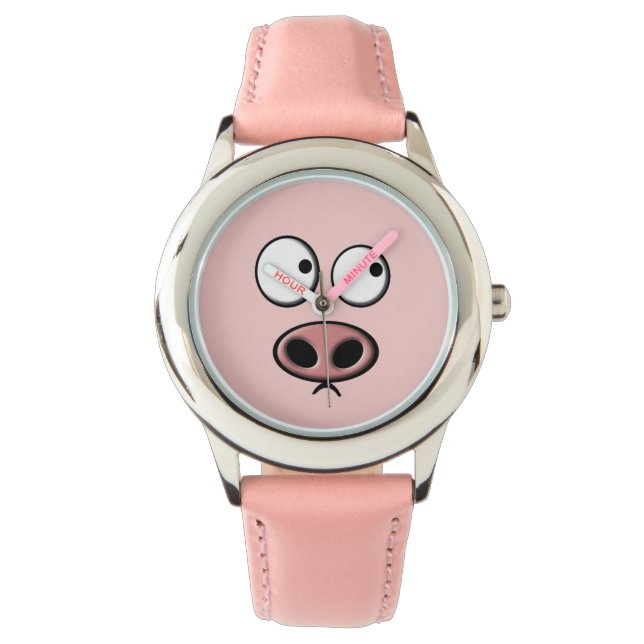 Pig Face Armbanduhr (Vorderseite)