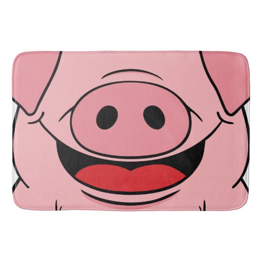 Pig Face Badematte (Vorderseite)
