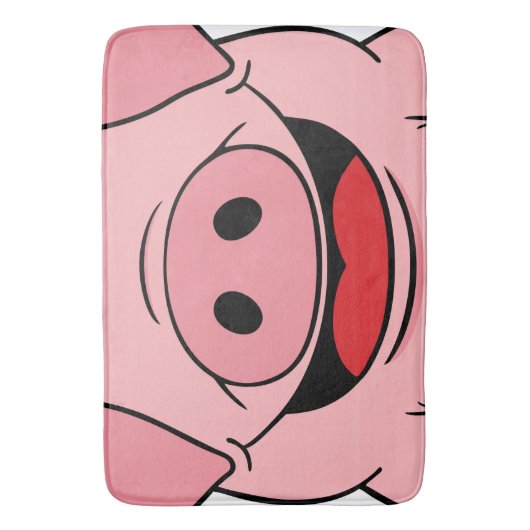 Pig Face Badematte (Vorderseite Vertikal)