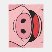 Pig Face Fleecedecke (Vorderseite)