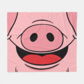 Pig Face Fleecedecke (Vorderseite (Horizontal))