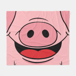 Pig Face Fleecedecke