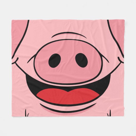 Pig Face Fleecedecke (Vorderseite (Horizontal))
