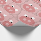 Pig Face Fun Geschenkpapier (Ecke)