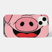 Pig Face iPhone Hülle (Rückseite (Horizontal))