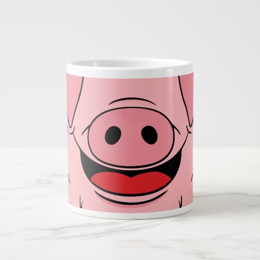 Pig Face Jumbo-Tasse (Vorderseite)