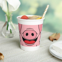Pig Face Pappbecher