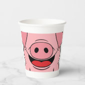 Pig Face Pappbecher (Vorderseite)