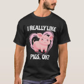 Pig Farm Bacon Pink Piggy 2 T-Shirt (Vorderseite)