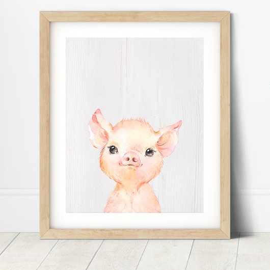 Pig Farm Kinderzimmer Art Print Poster