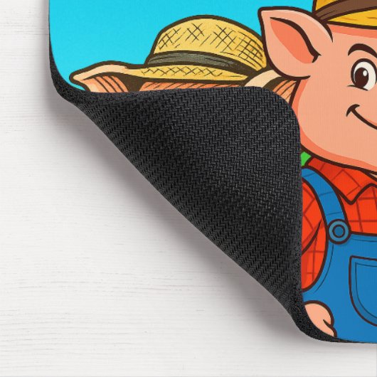 Pig Farming Committee Pax Baculum Mouse Pad Mousepad (Ecke)