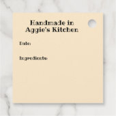 Pig Farting Fire Spicy BBQ Sauce Geschenkanhänger (Rückseite)