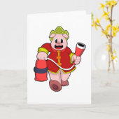 Pig Feuerlöschgerät Karte (Gelbe Blume)