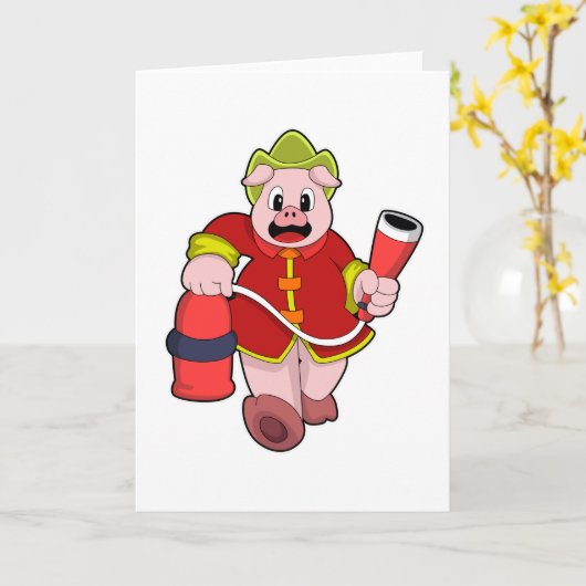 Pig Feuerlöschgerät Karte (Gelbe Blume)