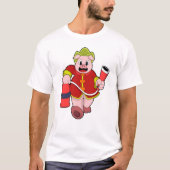 Pig Feuerlöschgerät T-Shirt (Vorderseite)