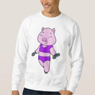 Pig Fitness Dumbell Sweatshirt