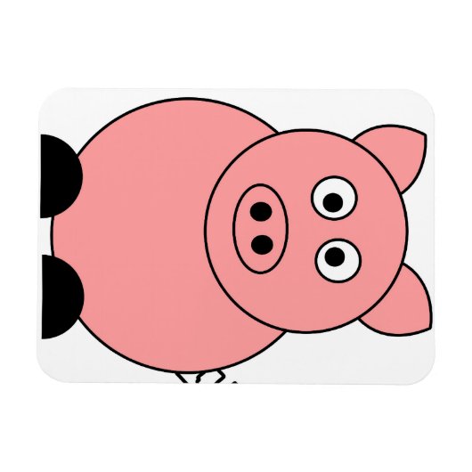 Pig Flexible Magnet (Horizontal)