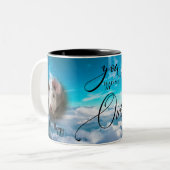 Pig FOTO Memorial Sky Beileid Sie hatten mich bei  Zweifarbige Tasse (Vorderseite Links)