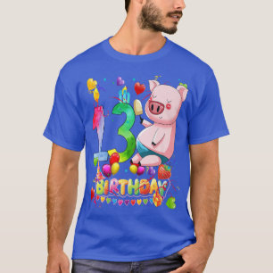 Pig Geburtstagsparty 13 Jahre alter Junge 9. T-Shirt